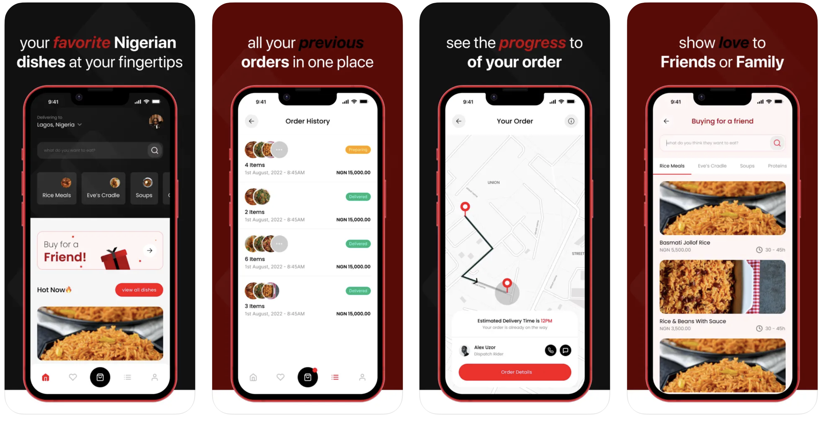 best food delivery services / Apps in Nigeria