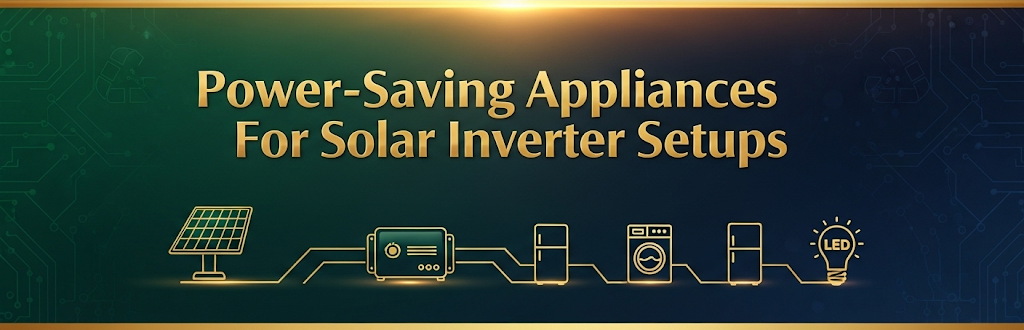 Power-Saving Appliances For Solar Inverter Setups
